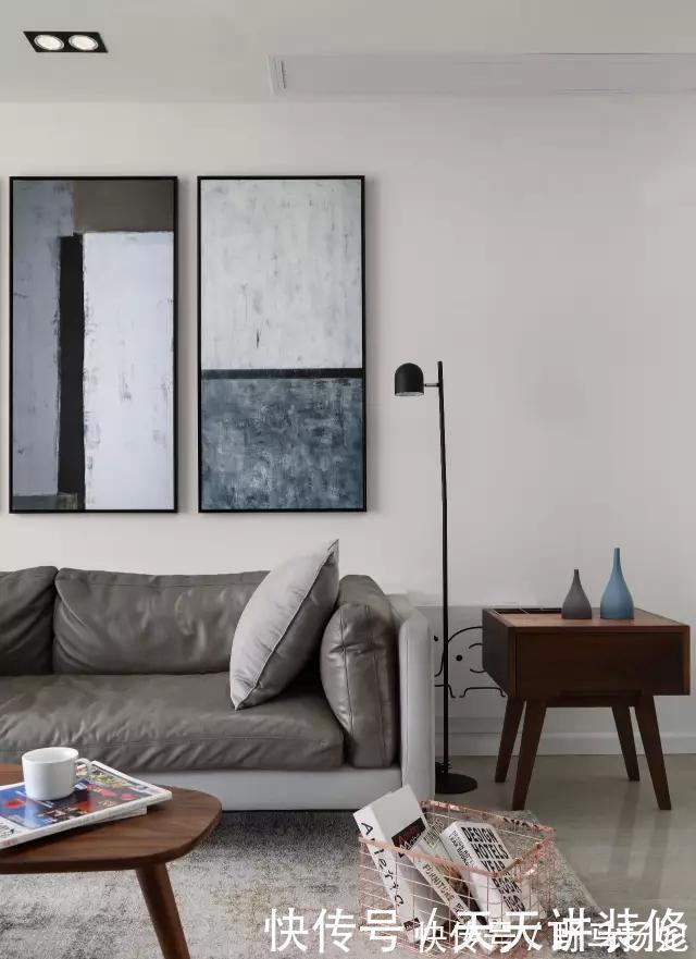 简装|100㎡小三房,发现简装也能这么吸引人,清新又耐看!