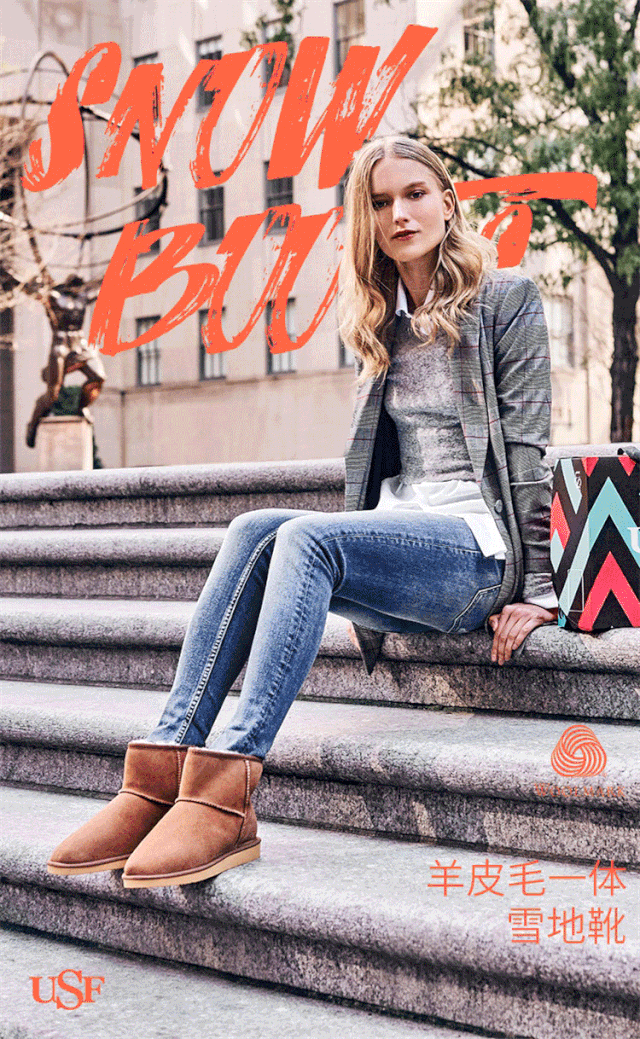  雪地|这双羊毛一体雪地靴爆卖100000双，保暖舒适还显腿细