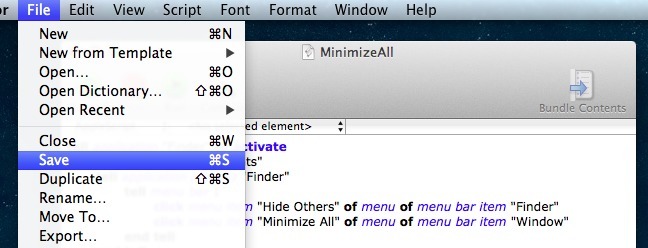 如何为MacOSX创建最小化所有Windows(Win+M)热键