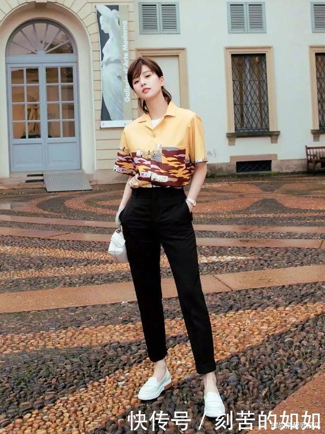 最近火了一种裤子,叫“烟管裤”,显瘦时髦还很百搭,谁穿谁好看
