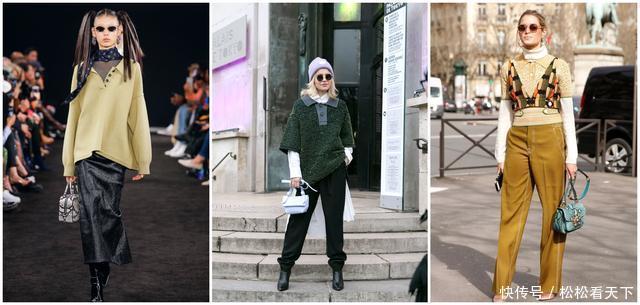 卫衣不流行了,现在时兴复古穿搭,POLO衫毛衣谁