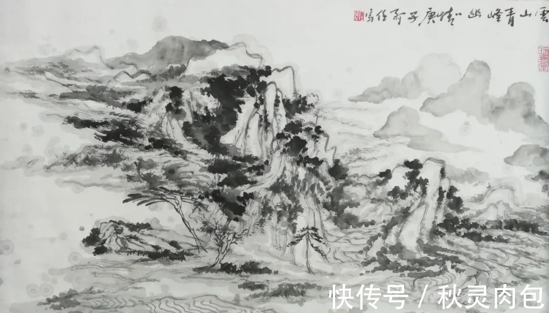 黄宾虹！水墨诗意——任海荣山水画艺术品鉴