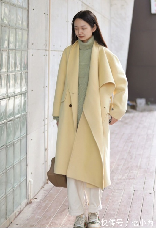 大衣|拯救不完美的腿型,还得靠这一条“直筒裤”,穿对秒变腿精!