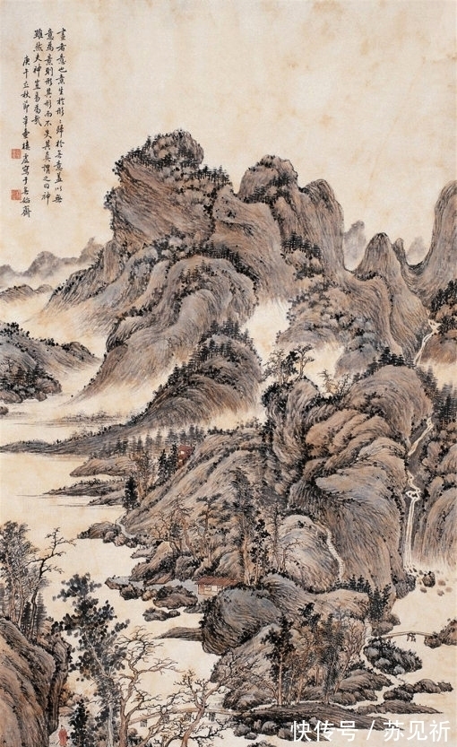山水|笔墨不分家,楼辛壶山水画欣赏
