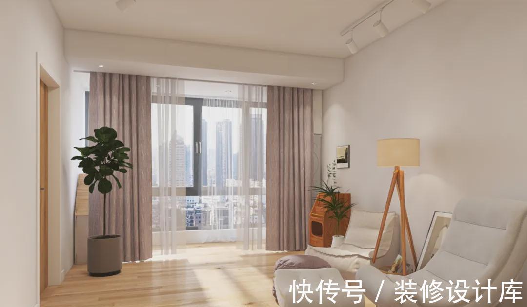 中式|97年的小夫妻,花了8w,把69m2的中式小窝改造成了自由北欧风