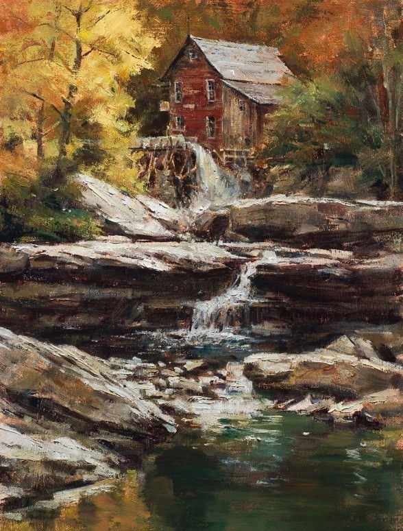 乡村@风景·乡村小景:美国油画家 约翰·奥斯汀·汉娜 的作品欣赏