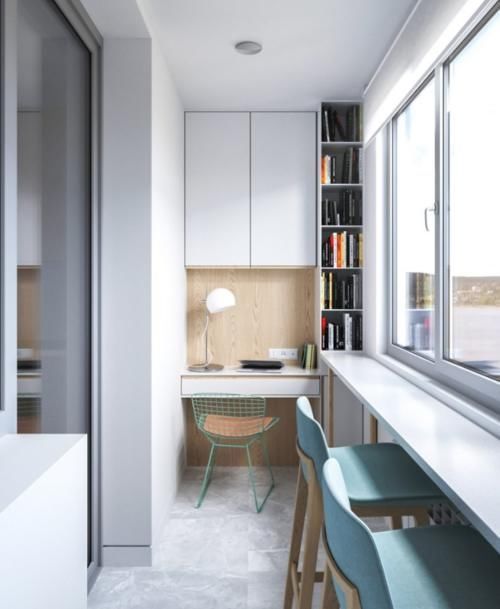 书房|客厅一角这么去设计,不用独立房间也能舒适办公,很适合小户型