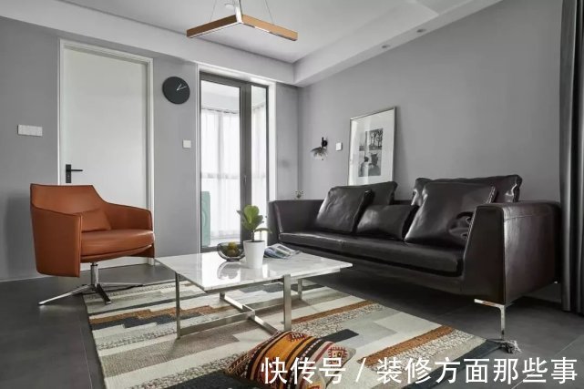 实用|128平三居室玩转现代风,不仅是漂亮实用材质主旋律