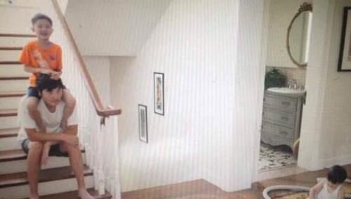 孙楠|走进孙楠现实中的家,仿佛住在森林木屋,连个厨房收纳架都是木的