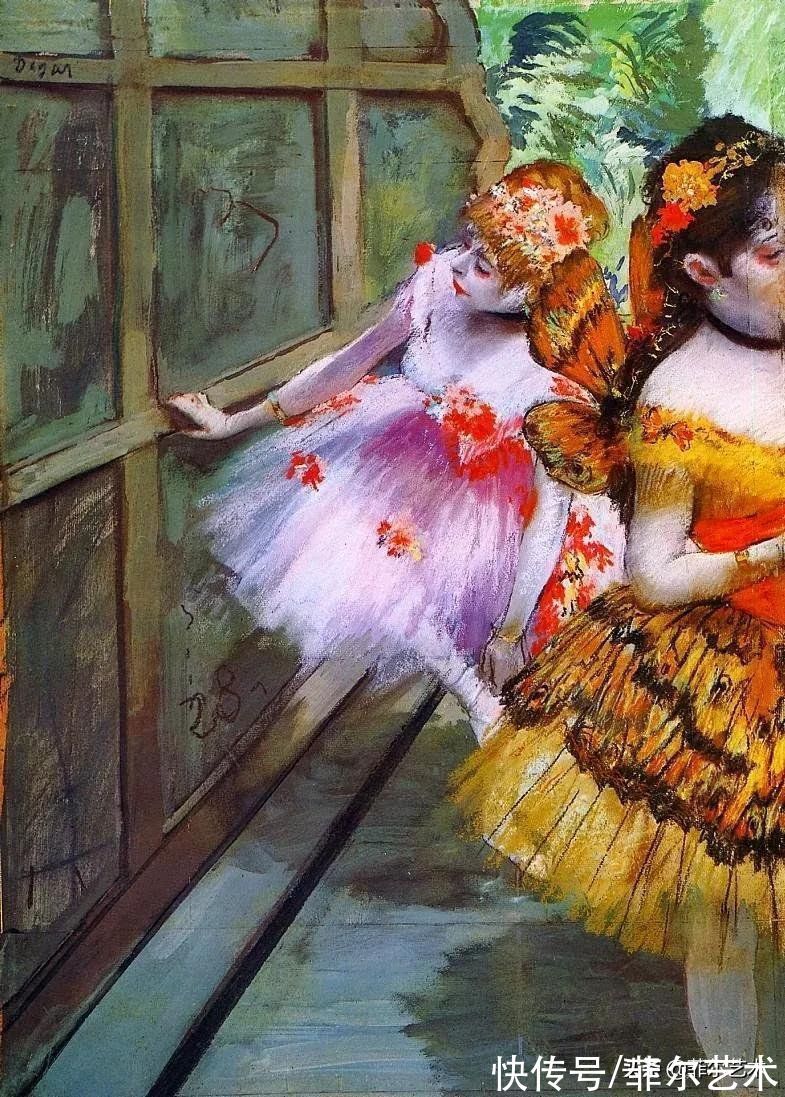 安格尔$法国艺术大师埃德加·德加舞女125幅油画作品,美翻了