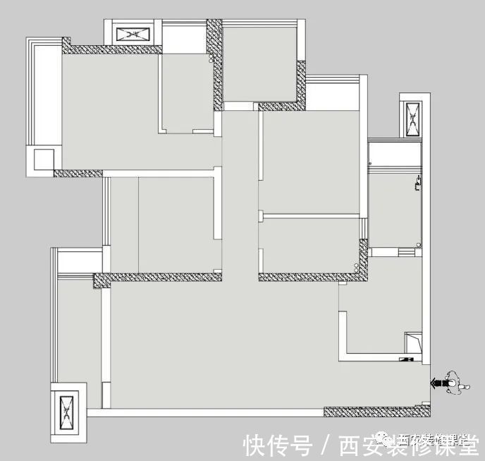 化妆台|100m2简约三居,三口实用之家