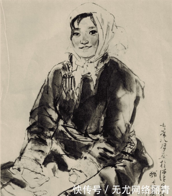 名家|70年代名家人物画看看当年的女青年