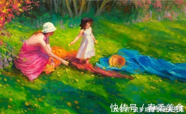 主旋律@史蒂夫·亨德森的油画以光线,生命和色彩为主旋律,好看极了
