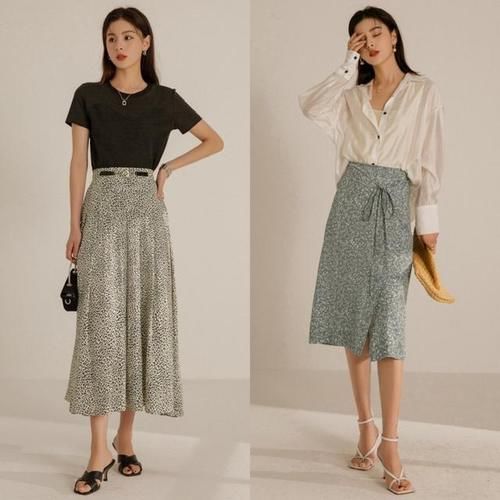 公式|今夏“碎花半身裙”火了！掌握这些穿搭公式，优雅吸睛，稳居C位