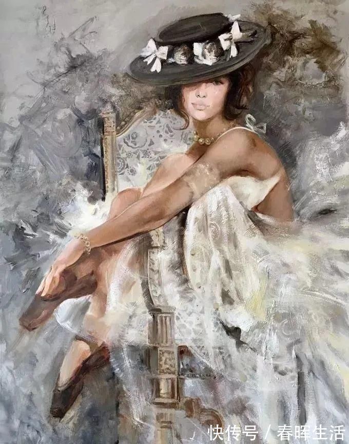 脱俗|她的油画有一种惊艳脱俗的美,乌克兰天才女画家艾琳·谢里