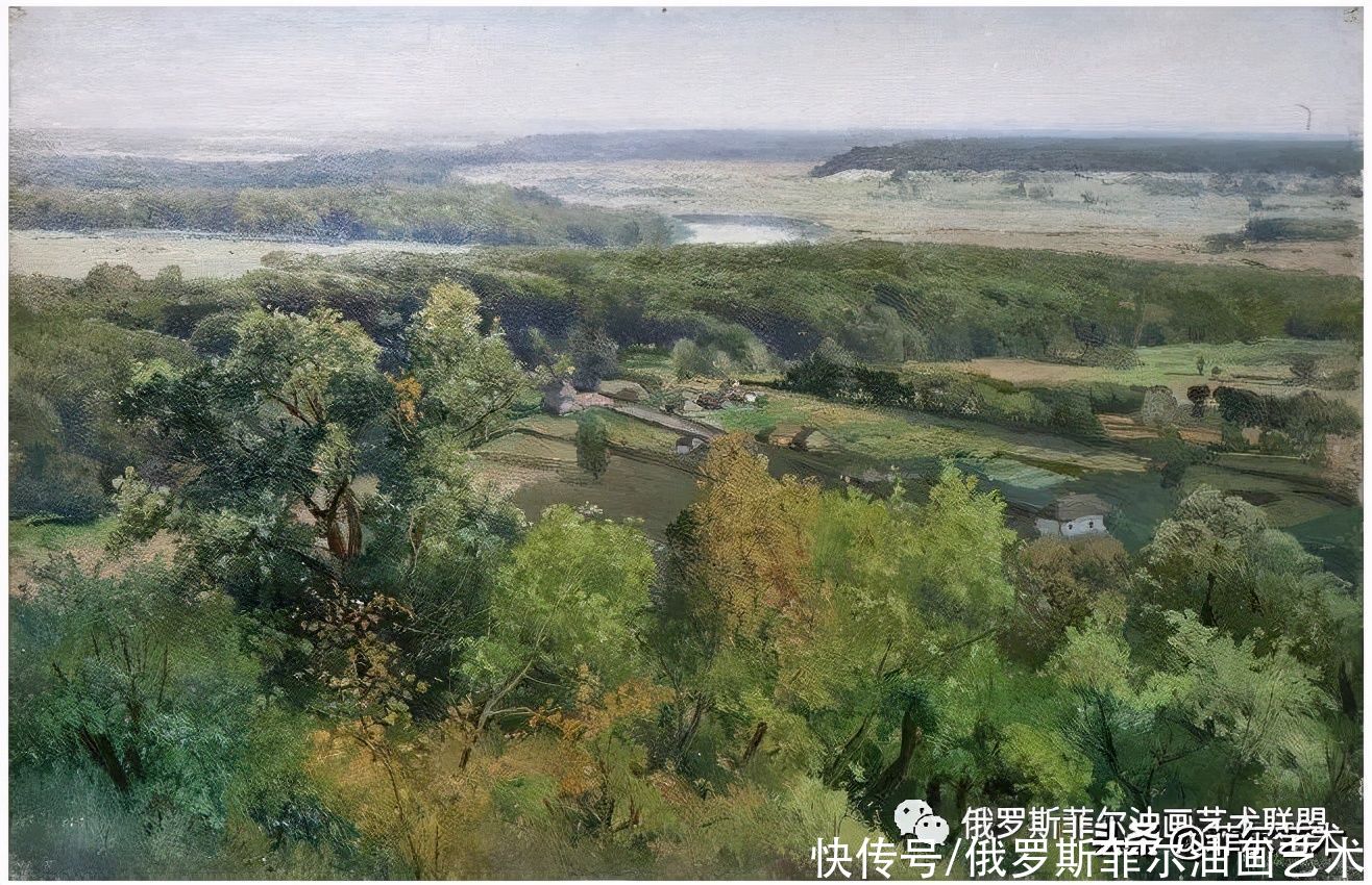 「经典作品」这风景油画是我的最爱！大气，磅礴，美醉了