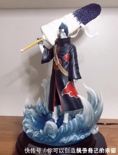 火影迷|花几百买的鬼鲛手办,结果鲛肌却像一根雪糕,网友:真香!