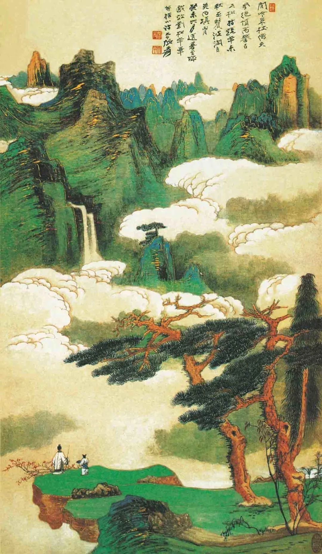 齐白石#看完这些作品,你就知道为什么备受争议的张大千画作能卖出天价