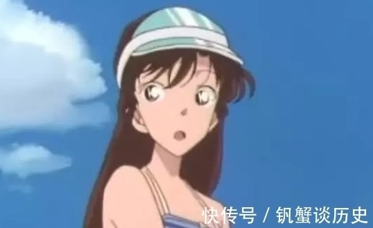 小兰头|柯南:为什么小兰头上有角?剧中这个没角的发型,把柯南都看呆了