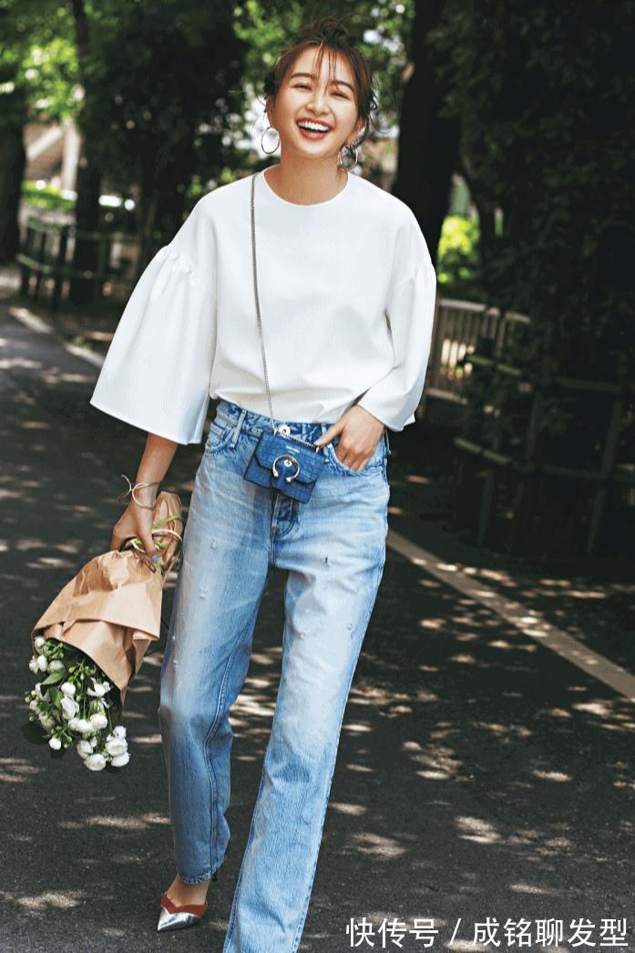 t恤|牛仔裤不需要买太多,有这三种颜色就足够,不管多大年纪都能穿