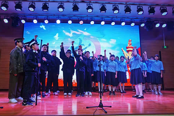 青春中国!郑州市第四十五中学:诵中华经典 传热血情怀