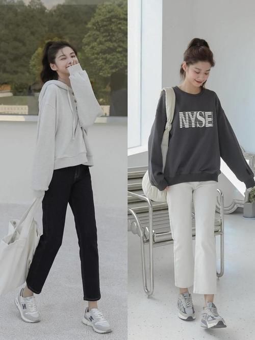 服饰|连衣裙失宠了，现在流行“薄卫衣”，干净利落，还很舒服