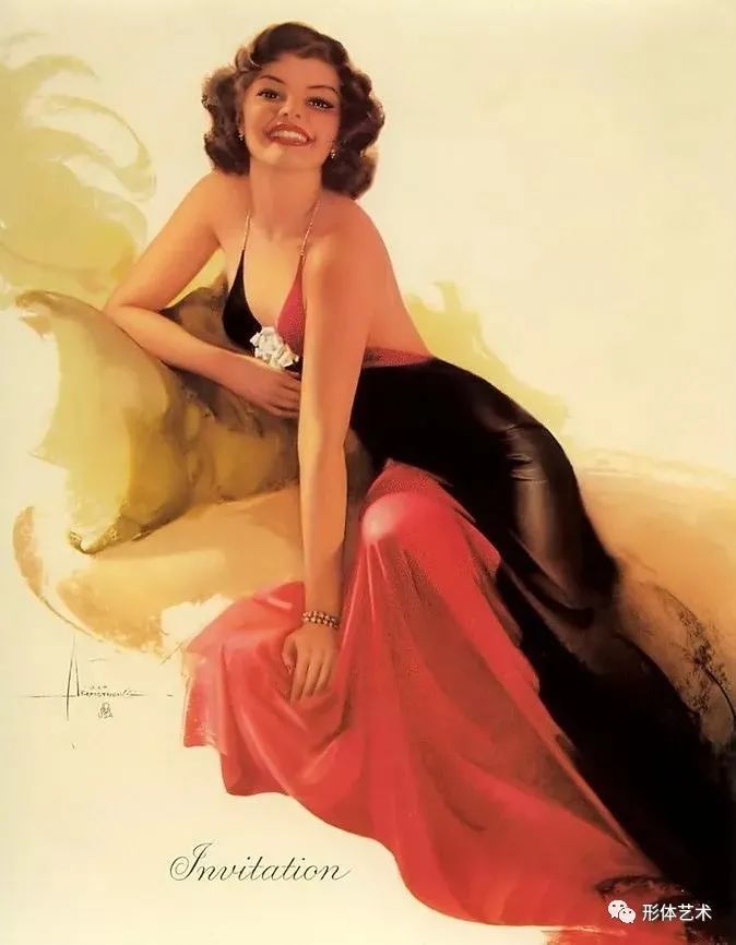 出版物|美国海报插画师 罗尔夫·阿姆斯特朗 唯美插画欣赏