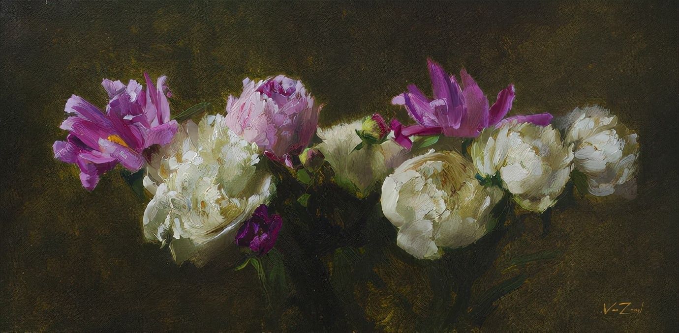 艺术家!色彩的情感表现,美国艺术家迈克尔的绘画作品