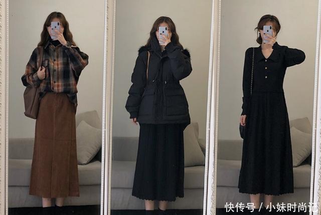 显瘦|简单基本款的冬日搭配, 好看显瘦不臃肿, 喜欢的话就快学起来!