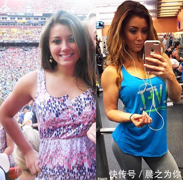 训练|从140斤到108斤的转变,克里斯汀通过健身改变了自己的人生