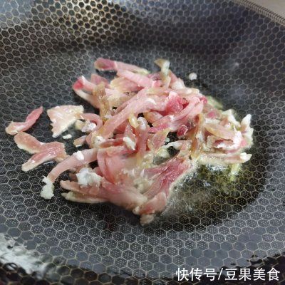  超下饭的咸肉荠菜萝卜丝，一学就会