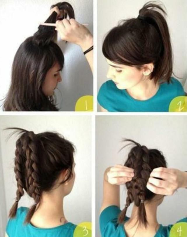 盘头发简单好看的步骤图解，优雅大气，女人味十足