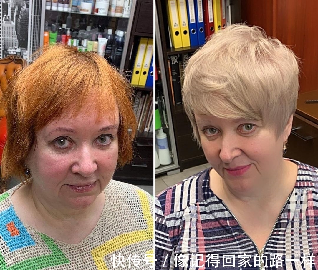 斜刘海|换发型就像换脸,中年大姐也能大不同,你看美不美