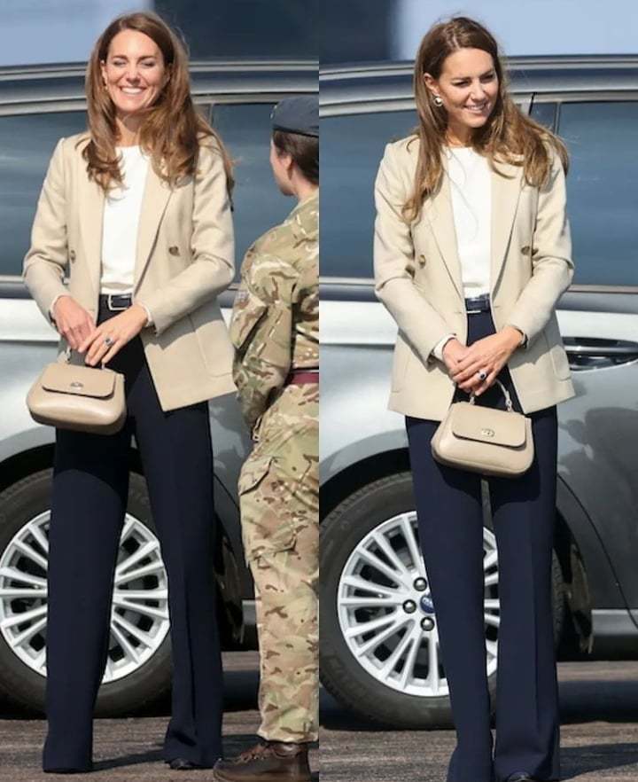 发福|凯特妹妹产后半年发福!首次穿阔腿裤暴露身材短板,姐姐身材完胜