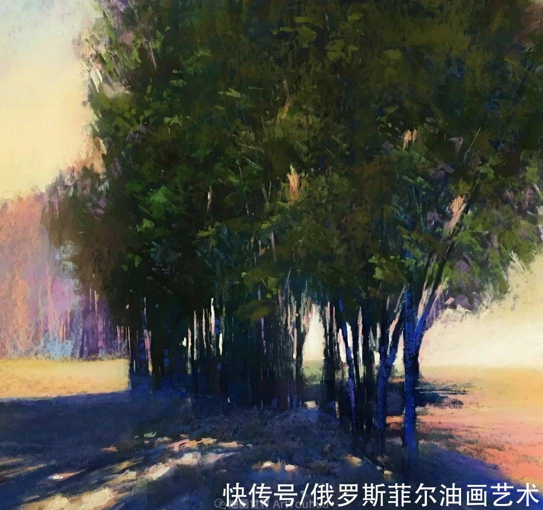 艺术家|美国当代粉彩艺术家贝萨尼·菲尔兹粉彩风景画作品欣赏