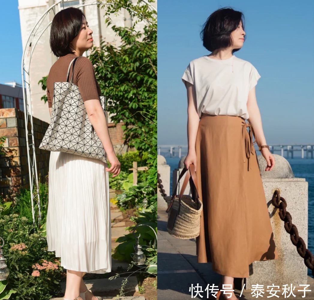 穿搭|这才是50岁女人该有的夏日穿搭:不花哨不扮嫩、自然老去就很美!