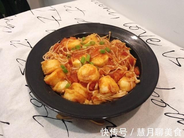 白玉豆腐|金针菇的“黄金搭档”，好吃营养谁也比不过它，成本低