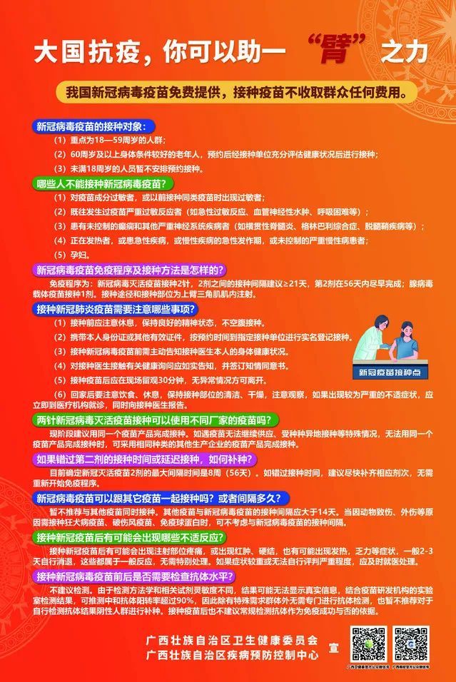 禁忌|为何要接种疫苗？流程是怎样？有何禁忌？你关心的问题都在这→