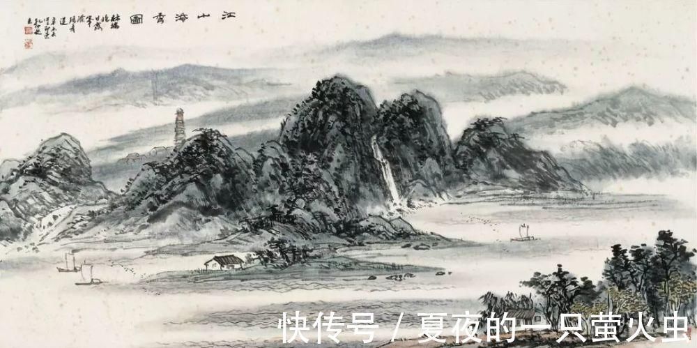 浙江潮|胸有万水千山，自然云生水起——孔仲起山水画欣赏