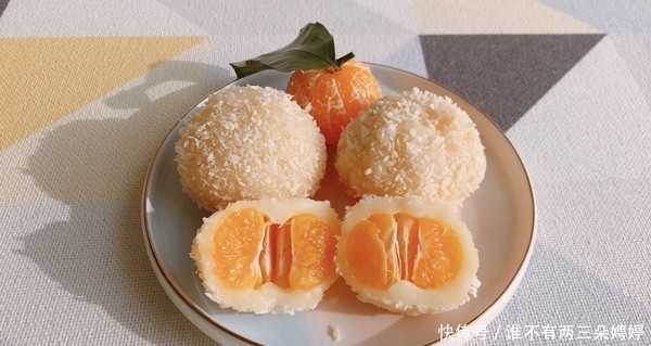 冬天的治愈系甜品,制作简单的雪媚娘,这样做香甜软糯不硬皮