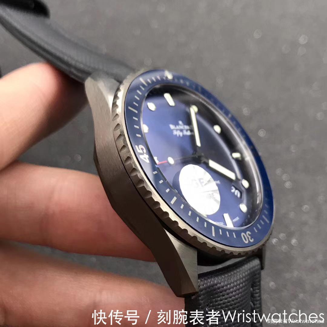 详解|GF厂宝珀五十噚蓝面「灰色陶瓷」做工详解，超越ZF五十噚？