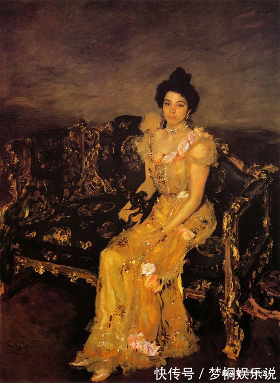 肖像画家！俄罗斯杰出的肖像画家，列宾的学生谢洛夫，油画作品欣赏