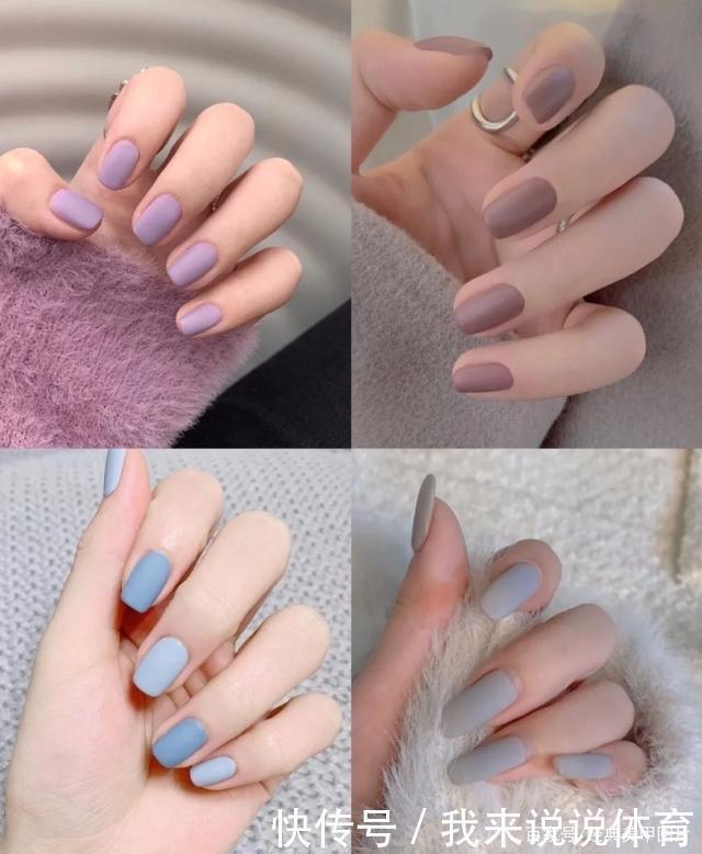 指甲|高级感超强的磨砂美甲，显白又显气质，哪个仙女不爱呢