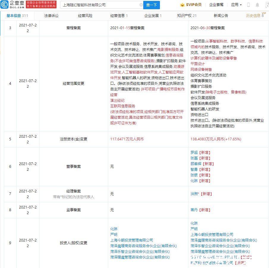 xr|腾讯入局扩展现实：投资随幻科技，后者提供虚拟视频直播服务