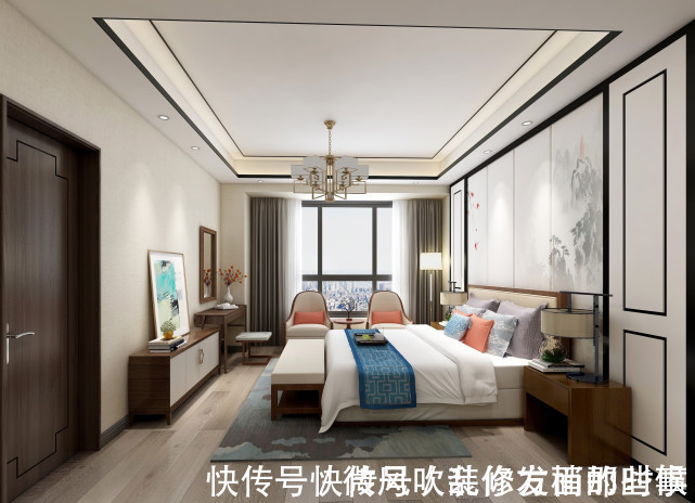 新中式风|145平简洁明快的新中式风,这样设计既传承又创新