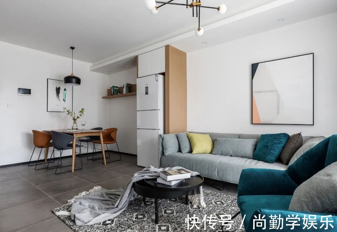 装饰画|88㎡现代简约，实用与简朴，最平凡的艺术，来自生活
