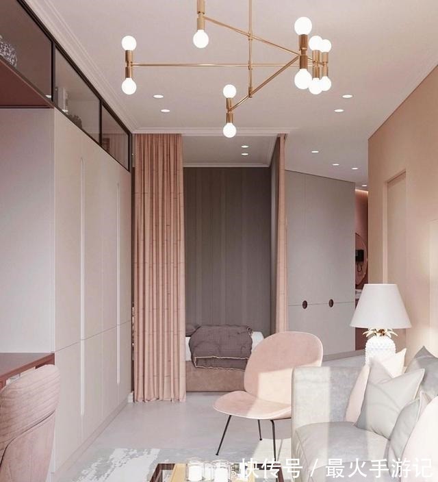 粉色|若单身,我就买套小户型照着它来装,太美太梦幻了,女生的梦想!