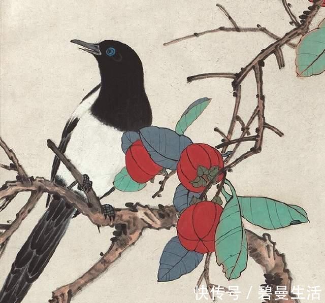 绘画@于非闇画四只喜鹊,100万一只不为过,画得比齐白石还要好