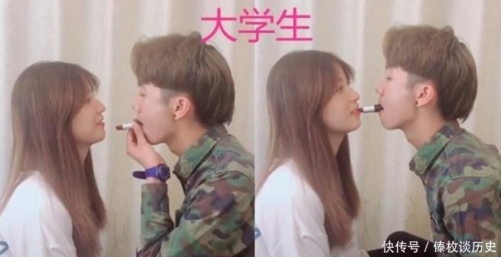 全民都在涂口红!忍了小学生,忍了初中生,看到大学生:真会玩!