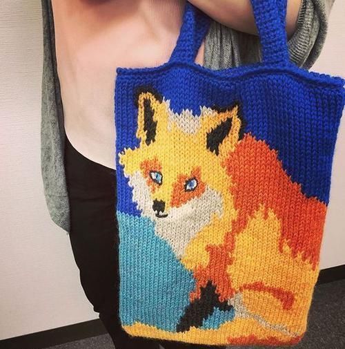 编织|把编织玩出新创意,棒针、钩针结合起来,提花也能用钩针表现